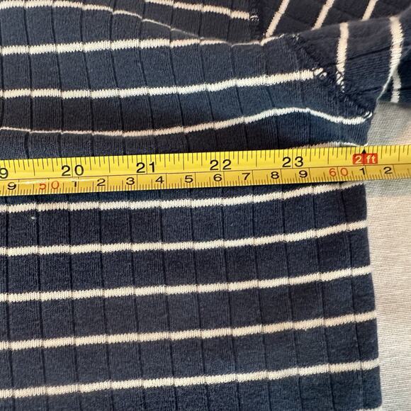 Levi‎ Strauss Pullover Short Sleeve Blue Stripe Shirt XL - Picture 6 of 9